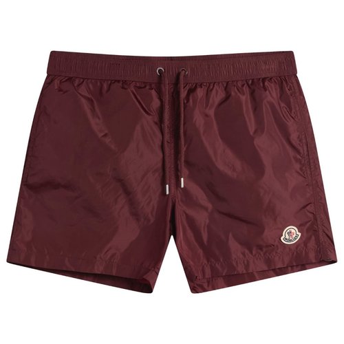 Moncler Nylon Swim Shorts - Red - 2C0005332604464