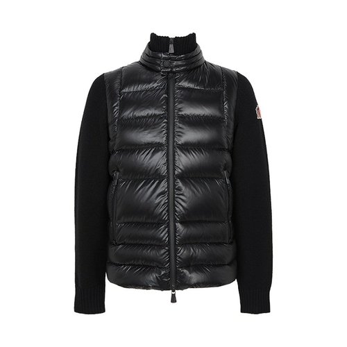 Moncler Padding Zip Up Cardigan - Black - K2-097-9B00009-M1122-999