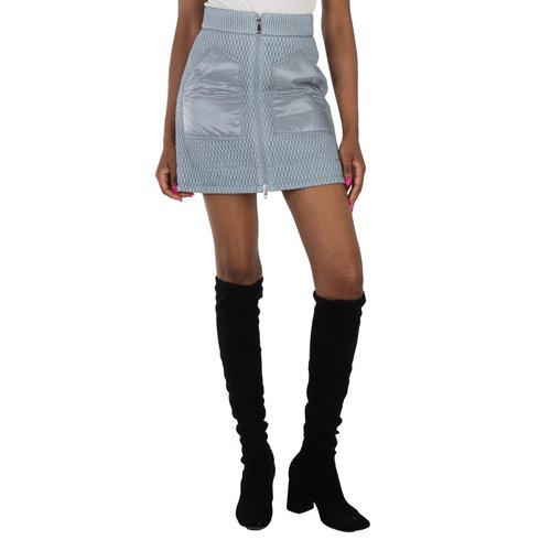 Moncler Quilted A-Line Skirt - Grey - H20932D00002-539AQ-904