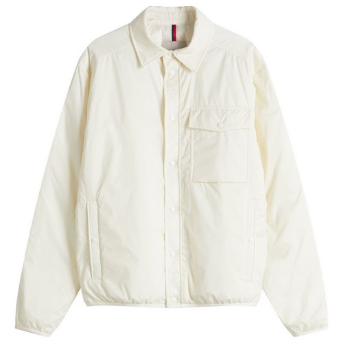 Moncler Recycled Longue Saison Opaque Arpont Shirt Jacket - White - 1G00004597YD034