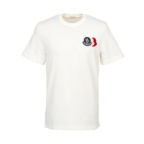 Moncler Short Sleeve T-Shirt - White - K2-091-8C00056-89AUG-034