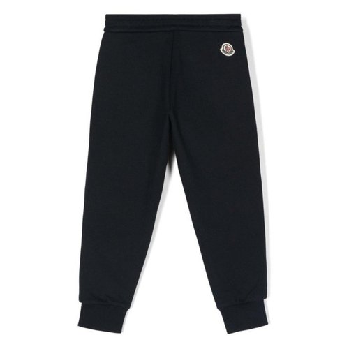 Moncler Striped Cotton Track Pants - Black - J19548H00004-809AG-778