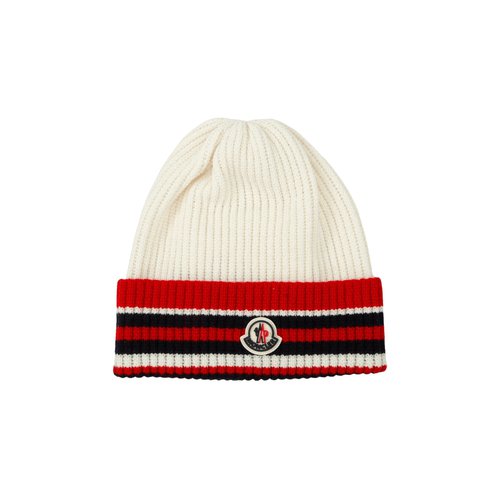 Moncler Striped Logo Hat - 3B00033M1127002