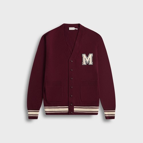 Moncler Varsity Cardigan - Red - 9B00018M1131464