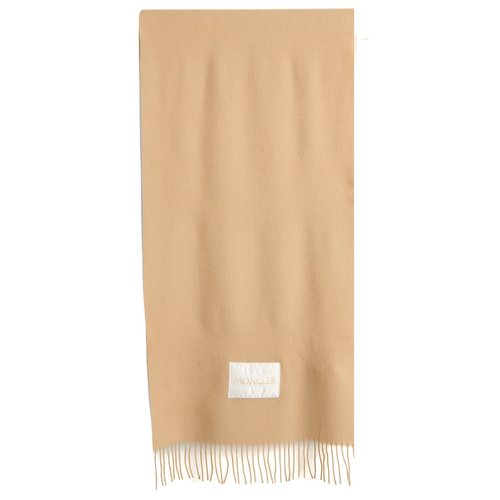 Moncler Wool Scarf - Beige - 3C00028595MA513