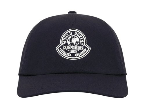 Moncler World Boxing Championship Baseball Cap - Navy Blue - 120913B0003704863