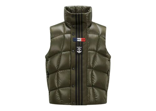 Moncler x adidas Bozon Down Vest - Dark Green - I209S1A00011M2267838