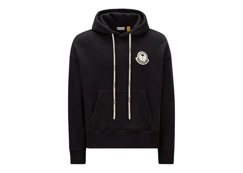Moncler x Palm Angels Logo Hoodie - Black - 209L8G00007M2513999