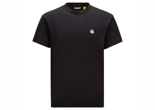 Moncler x Palm Angels Logo Patch T-Shirt - Black - 209L8C00003M3568999