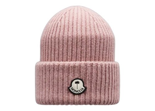 Moncler x Palm Angels Wool Beanie - Antique Pink - 209L3B00007M1241520