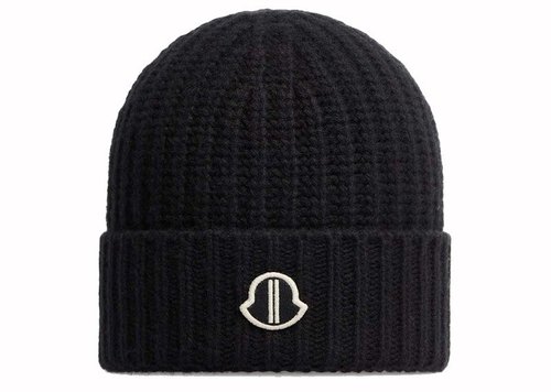 Moncler x Rick Owens Wool & Cashmere Beanie - Black - J209N3B00001M4281999
