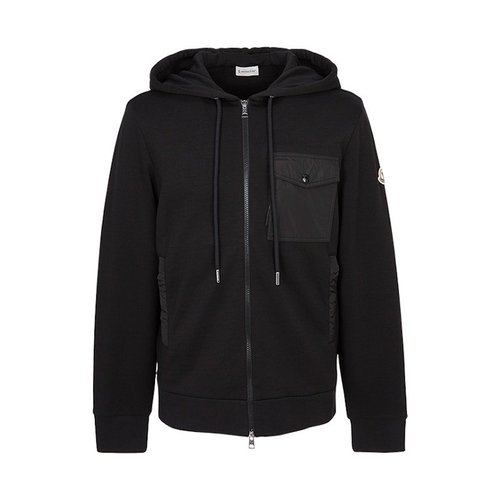 Moncler Zip Up Sweatshirt - Black - K2-091-8G00072-89A8F-999