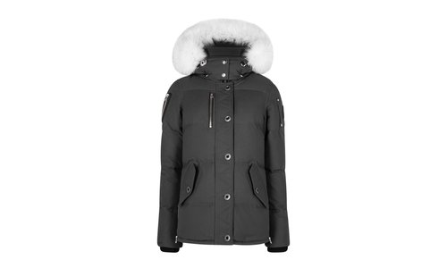 Moose Knuckles 3Q JACKET LDS GRANITE W/NAT PUFFER JACKET - MK2229L3Q GRANITE W NAT