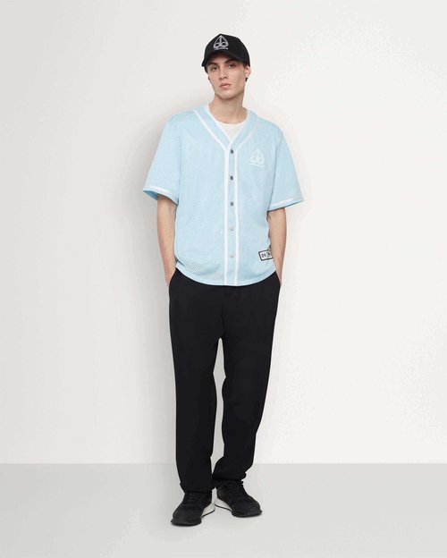 Moose Knuckles Baseball Jersey - Sky - M14MT749_1389