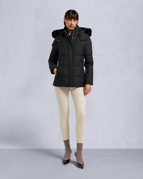 Moose Knuckles Cloud 3q Down Jacket - Black/Black - M35LJ179S_305