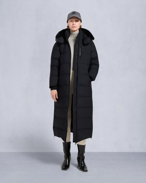 Moose Knuckles Chelia 3q Down Jacket - Black/Black - M35LP280S_305