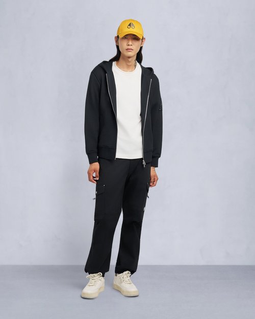 Moose Knuckles Hartsfield Zip Hoodie - Black - M35MS609_292