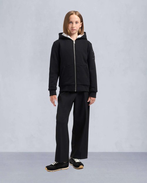 Moose Knuckles Classic Bunny - Black/White Faux Fur - M32US661_244