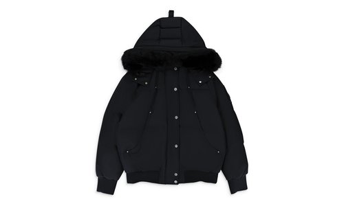 Moose Knuckles CLOUD BOMBER SHEARLING BLK W/BLK SH BOMBER - M33LB017S_BLK