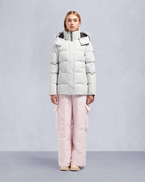 Moose Knuckles Cloud Down Jacket - Stone/natural shearling - M34LJ179S_1532