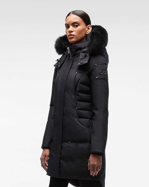 Moose Knuckles Cloud Parka Fur - Black/Black Fox Fur - M32LP223_291
