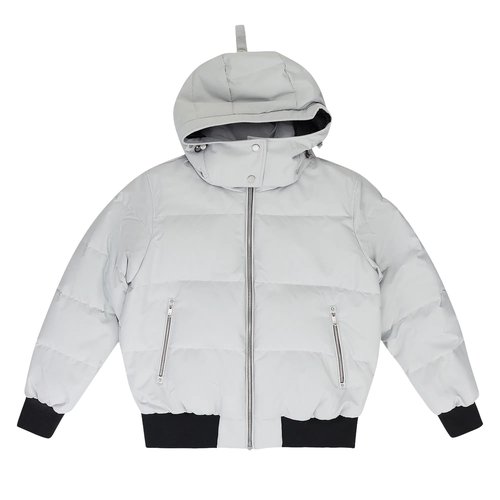 Moose Knuckles Cloud Shearling Bomber Jacket - M34LB017S_GREY