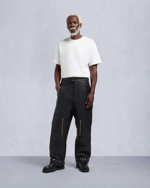 Moose Knuckles Darrell Leather Pants - Brown - M34ML331_650