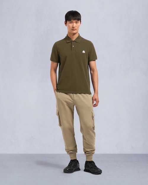Moose Knuckles Everett Polo - Moss - M34MT712_1454