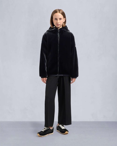 Moose Knuckles Gold Series Simcoe Reversible Bunny Hoodie - Black - M13US624G_292