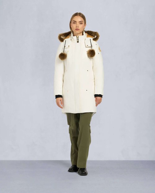Moose Knuckles Gold Stirling Parka Shearling - Milky Way/Brown Toscana Shearling - M39LP203GS_1324