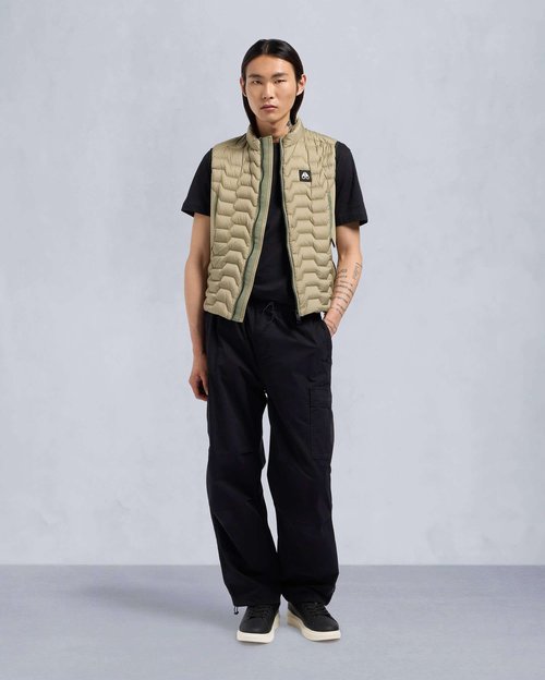 Moose Knuckles Granite Hybrid Vest - Sage - M34MV452_1376