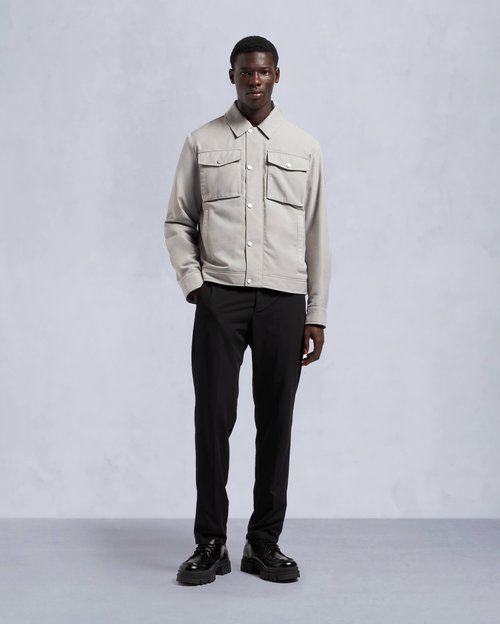 Moose Knuckles Jacque Ply Shirt Jacket - Dusk - M34MJ118_1456