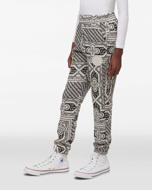 Moose Knuckles Kennedy Printed Jogger - Willow Grey/Bandana Print - M13UR759H_1124