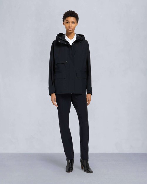 Moose Knuckles Laurier Rain Jacket - Black - M15LJ126_292