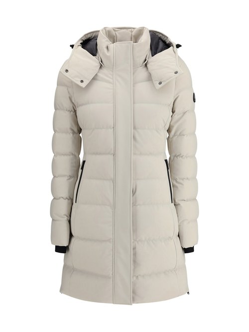 Moose Knuckles Midi Down Jacket - Alabaster - M35LP228S_1808