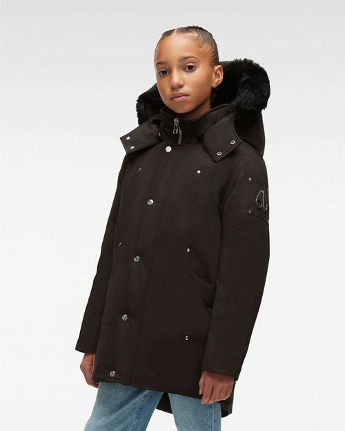 Moose Knuckles Neoshear Parka - Black/Black Shearling - M32UP231S_305