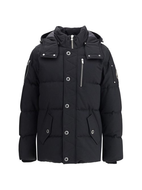 Moose Knuckles Original 3q Neoshear Down Jacket - Black/Black - M35MJ128S_305