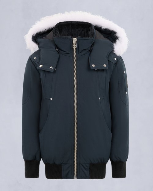 Moose Knuckles Original Bomber - Navy/Natural Shearling - M32UB035S_1005