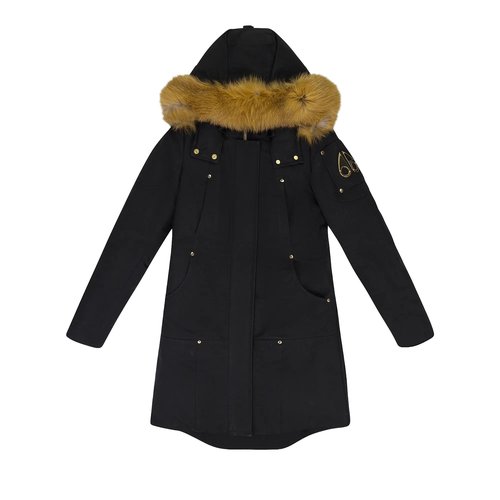 Moose Knuckles Red Fox Fur Grand Metis Parka - M39LP203G_BLAC