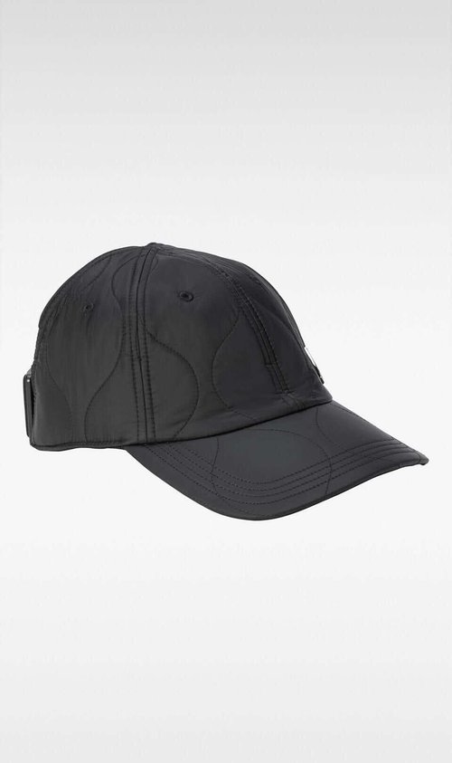 Moose Knuckles Rouge Beach Cap - Black/Silver Logo - M12LA502_915