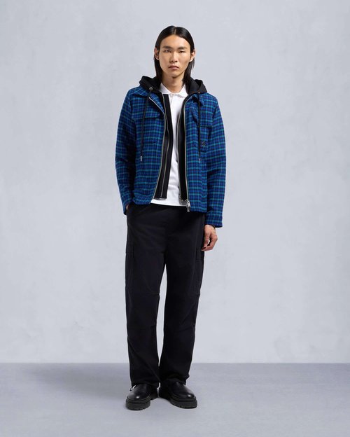 Moose Knuckles Snowdon Shirt Jacket - Sodalite check - M34MW407H_1472