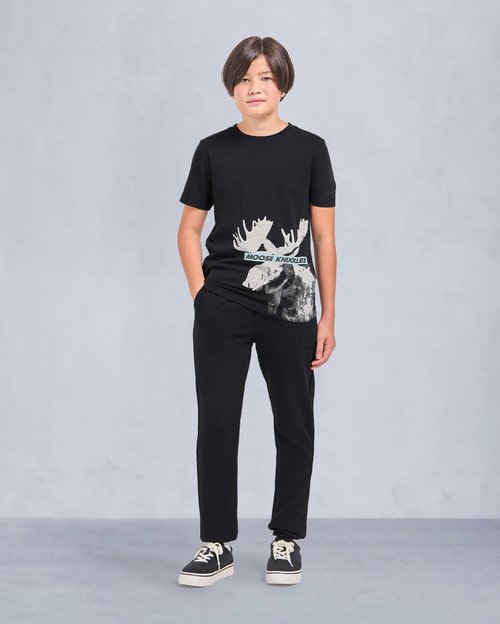Moose Knuckles Vinson Massif Tee - Black - M34UT729_292