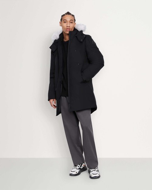 Moose Knuckles Yukon Parka - Black/Natural Shearling - M33MP246O_1001