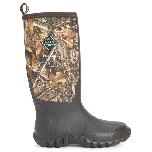 Muck Boot Fieldblazer Fleece Camo Round Toe Pull On Boots - Grey