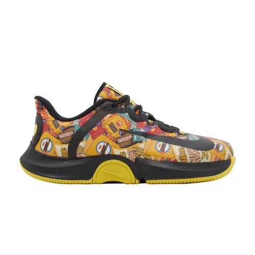 Naomi Osaka x NikeCourt Air Zoom GP Turbo Premium HC - Black/Siren Red/Racer Blue/Vivid Sulfur - FN5714-001