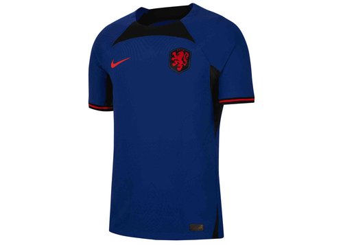 Netherlands 2022/23 Match Away Nike Dri-FIT ADV Soccer Jersey - Deep Royal Blue/Black/Habanero Red - DN0628-455