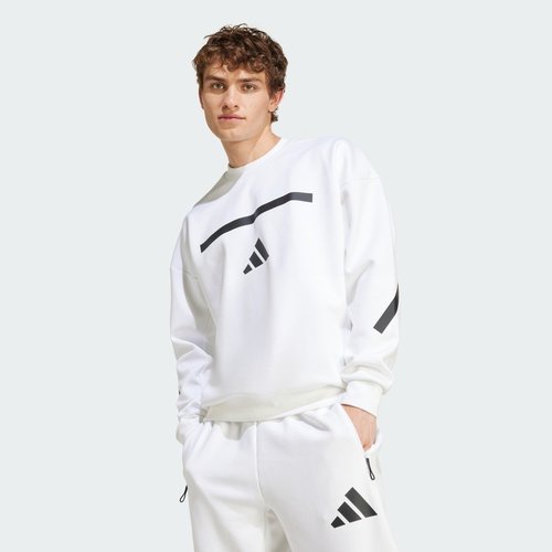 New adidas Z.N.E. Sweatshirt - White - JF2451