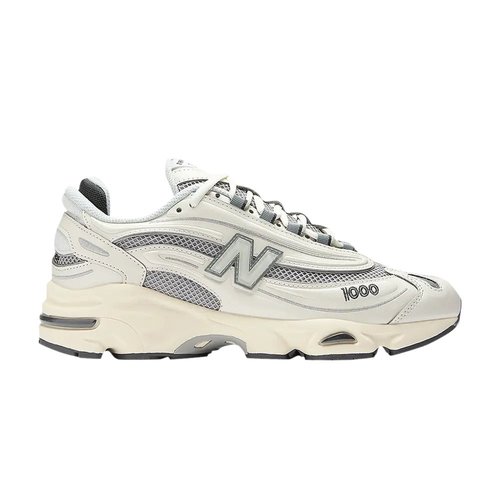 New Balance 1000 | White | Size 7.5 - Sea Salt/Grey - M1000MEW