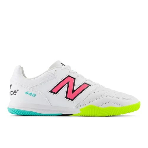 New Balance 442 PRO IN V2 - White/Yellow/Pink - MS41IWH2-2E