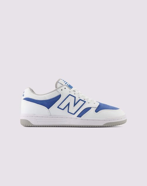New Balance 480 - White/Royal Blue - BB480LRB